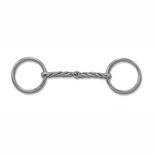 Myler MB 09T Twisted Snaffle Bit - Sweet Iron for Enhanced Performance