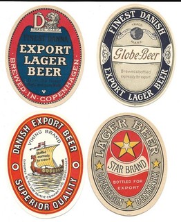 4 OLD CARLSBERG BRYGGERIERNE COPENHAGEN DENMARK S EXPORT LAGER