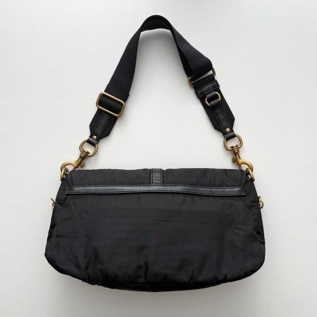 Miu Miu Archive Vintage Shoulder Bag Handbag Nylon Leather Miu Miu Archive Vintage Shoulder Bag Handbag Nylon Leather