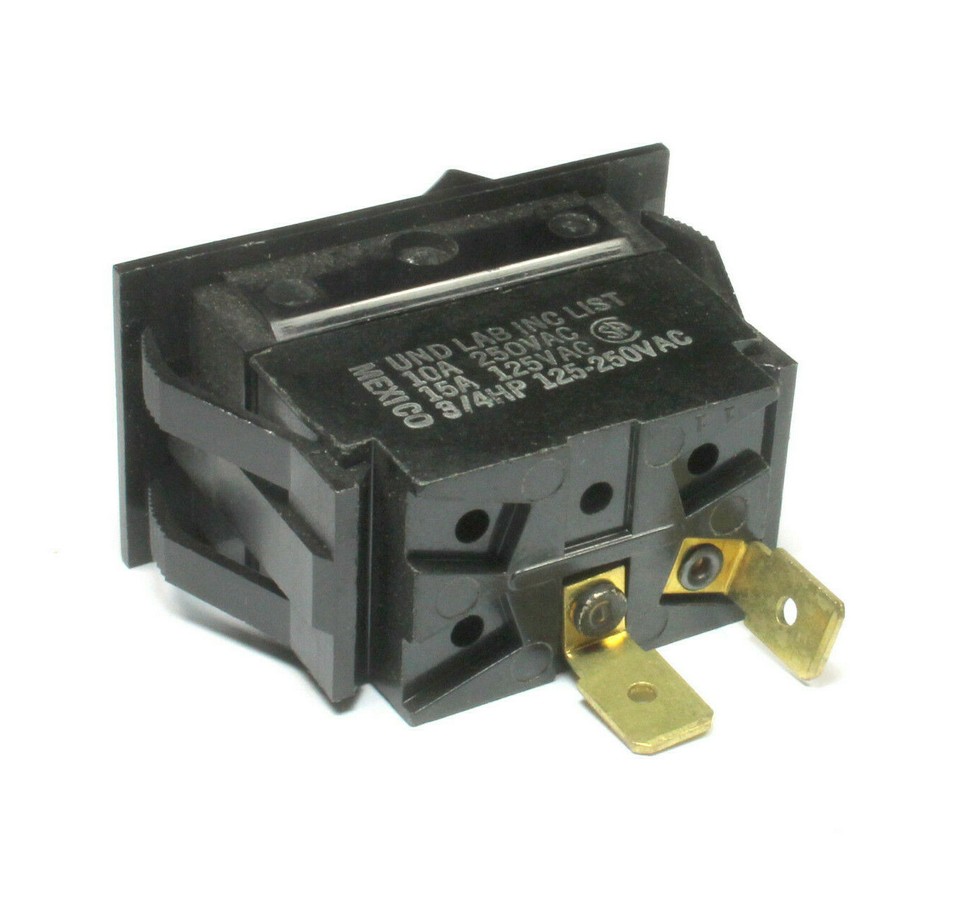 1pc Carling Rocker Switch SPST 10A @ 250VAC, 15A @ 125VAC, 3/4 HP ...