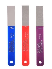 Eze Lap Diamond Knife Sharpener Set 1200 600 400 Grit Paddle Tools Made in USA