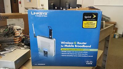 Linksys WRT54G3GV2-ST 4-Port Mobile Wireless 3G WIFI Network Router Sprint