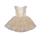 Wonder Nation Girls Gold Metallic Special Occasion Dress w/ Shrug Size 14 — photo 2