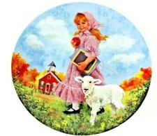 Mary Had A Little Lamb Collector Plate by John McClelland RECO 1985 7th Issue