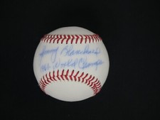 JOHNNY BLANCHARD SIGNED RAWLINGS PRO SIGNATURE SERIES BASEBALL 1961 WORLD CHAMPS