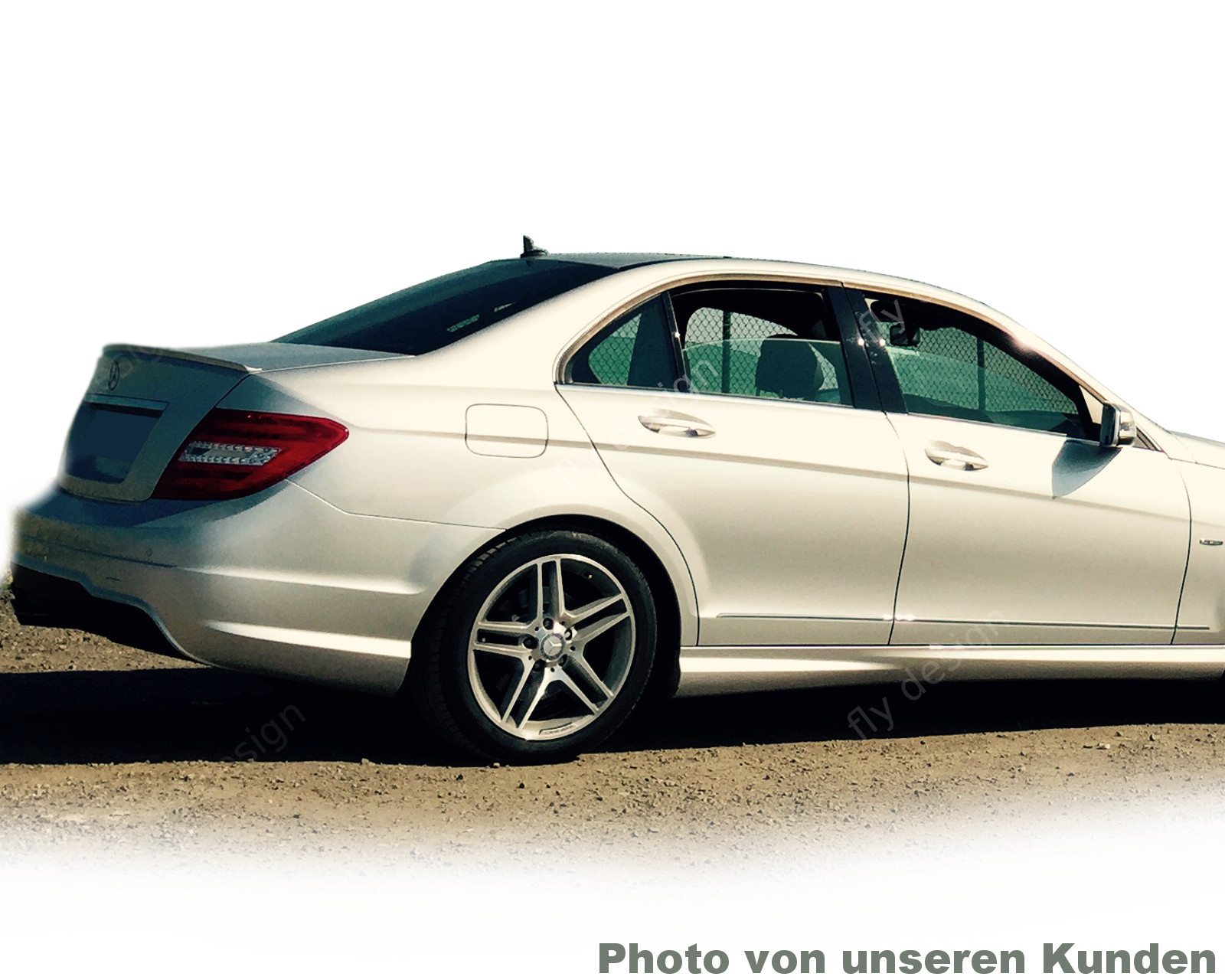 Suitable for MERCEDES C Class Tuning SPOILER W 204 REAR SPOILER TRUNK Lip