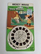 Vintage NOS Mickey Mouse View Master Reel Set - Brave Tailor, Pluto the Pointer
