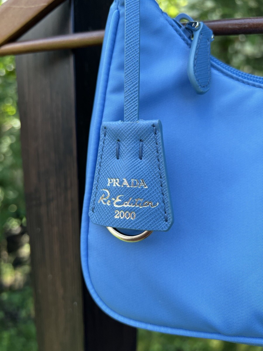 Prada Re-edition 2000 Nylon Blue | eBay