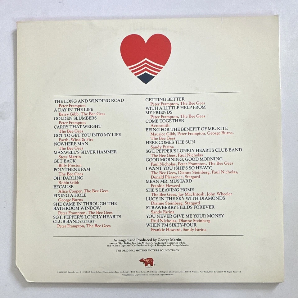 Sgt. Pepper's Lonely Hearts Club Band LP Vinyl Record Soundtrack Ex / Ex - Image 3 of 4