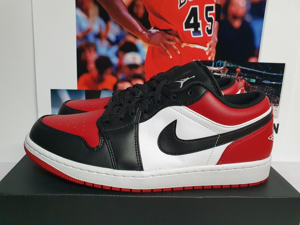 Nike Air Jordan Low BRED TOE Men’s UK EUR 44 (553558 612)