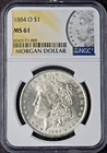 1884-O Morgan Silver Dollar - NGC MS61 - Morgan Dollar Label - ✪COINGIANTS✪