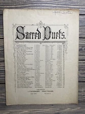  Vintage Sheet Music Lead Kindly Light G Wiegand 1893