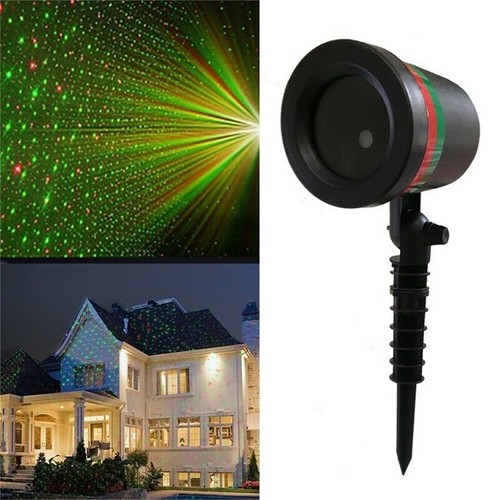 LED Laser Projector For Outdoor Christmas Star Shower Lights Lawn Decoration US - Picture 1 of 12