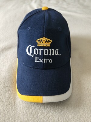 Corona Extra Officially Licensed Adjustable Hat Navy Blue Preowned Great Cond  