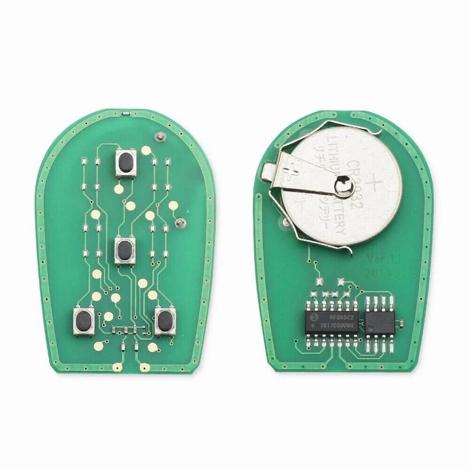 2 para Toyota Tacoma Tundra Sienna Highlander 2009-2018 mando a distancia llavero coche Foto 2 de 4