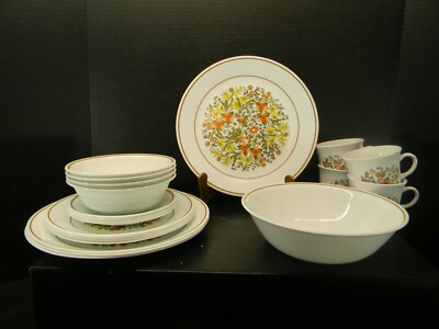 Corelle Indian Summer Dinnerware 21 pieces