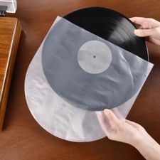 50/100Pcs 12inch Record Player Sleeves High Transparently Anti Static Inner Bags