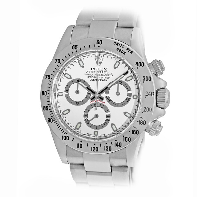 Rolex Daytona White Men's Watch 