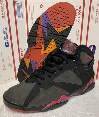 Nike Air Jordan VII 7 Retro DMP Pack Raptors Black Grey Red Size 11.5 304775-043 | eBay
