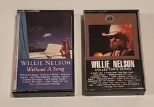 Willie Nelson 2 Cassette Lot - Without A Song  Collector's Series - 2 Cassettes
