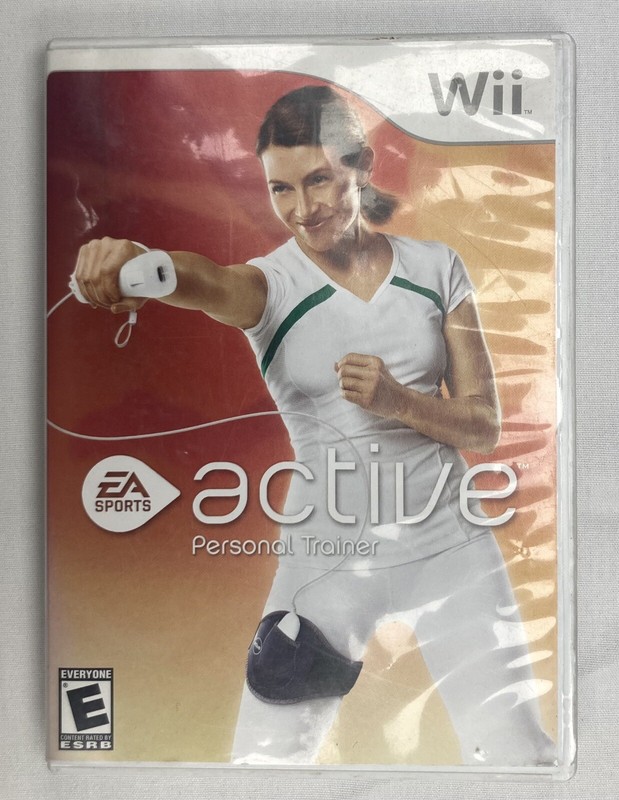 Nintendo Wii - EA Sports Active: Personal Trainer Fitness, disc and box