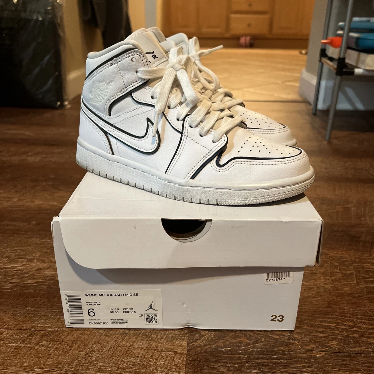 Jordan 1 SE Mid Iridescent Trim W for sale | eBay