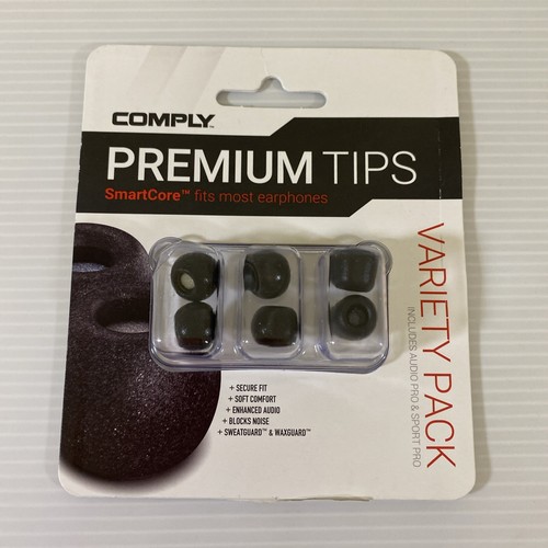 Comply SmartCore Variety Pack Medium Premium Memory Foam Earphone Tips 3 Pairs