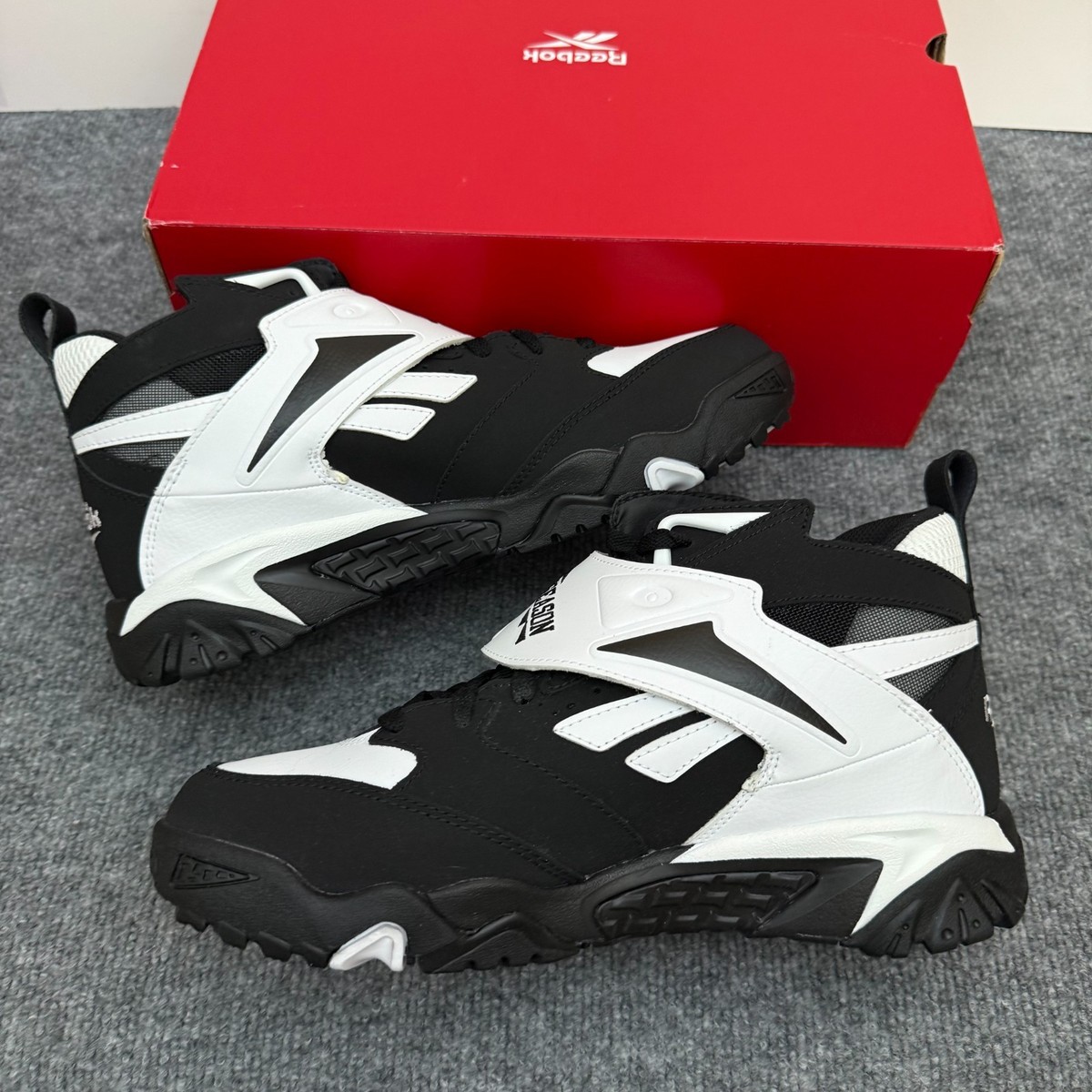 Reebok Preseason 94 Mid Black White 100202788 Men's Size 9.5 | eBay
