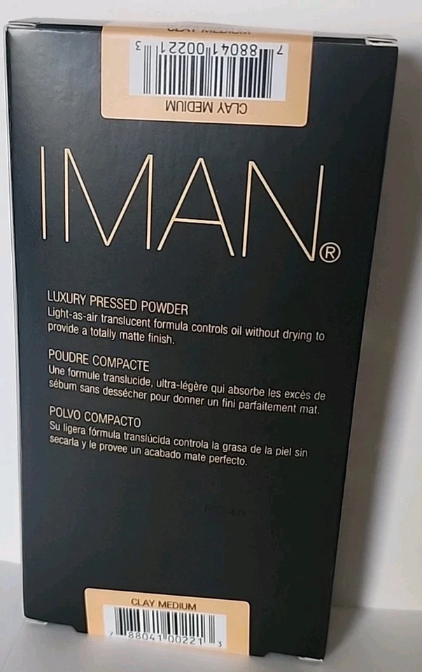 IMAN Luxury Pressed Powder Clay Medium- .35 Oz - Image 2 of 3