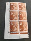GB QEII 1976 10p orange-brown. SGNI27. Cylinder number 1 dot. MNH block of 6