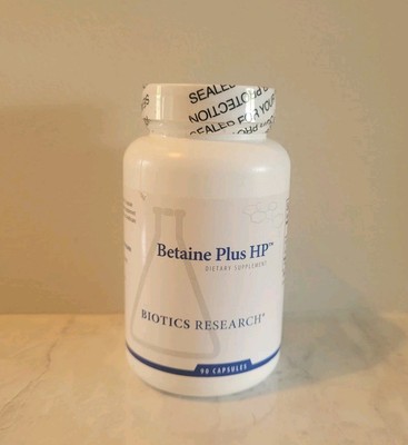 Biotics Research Betaine Plus HP 90 Capsules Hydrochloric Acid Support 