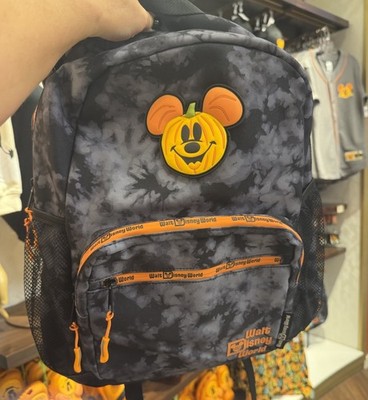 Disney Parks Mickey Mouse Halloween Pumpkin Canvas Backpack NEW 2023 Disney Parks Halloween Mickey Mouse | Mercari main image 2