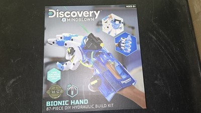 Discovery Mindblown STEM Bionic Hand 87-Piece DIY Hydraulic Build Kit Ages 8+