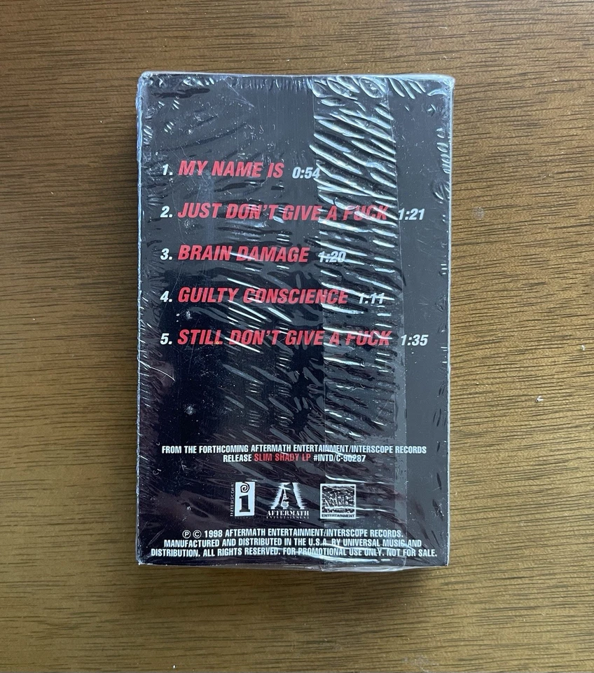 EMINEM SLIM SHADY LP SAMPLER CASSETTE - SEALED RARE - Image 2 of 4