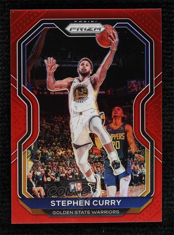 2020-21 Panini Prizm Red Prizm 132/299 Stephen Curry #159 0c3