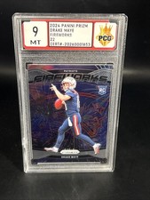 2024 Panini Prizm - Fireworks Drake Maye #22 (RC)