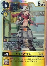Aegiomon BT24-034 SR TIME STRANGER Digimon Card Japanese