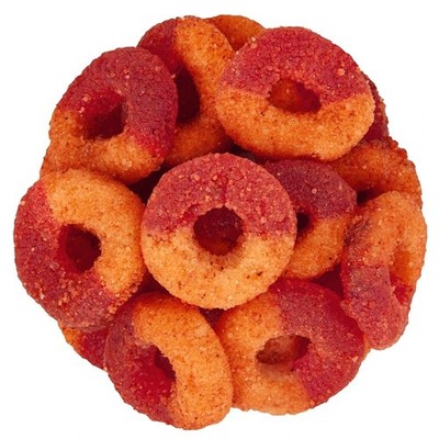 Bayside Candy Chamoy Watermelon Gummy Rings-Mexican Candy Sweet & Spicy Gummi