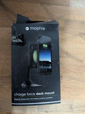 Image of Mophie Charge Force Desk Mount - Qi Enabled Magnetic Dock With Wireless Charging