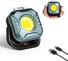 Rechargeable Magnetic Work Light, 500 Lumens Floodlight 1200 mAh LED Portable La