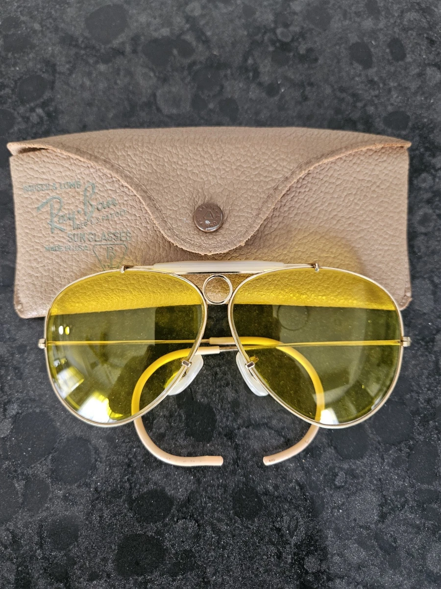 ビンテージ　B&L Ray-Ban アビエーター ハーフミラー Vintage Ray-ban B&L USA Chromax Aviator Sunglasses: Outdoorsman