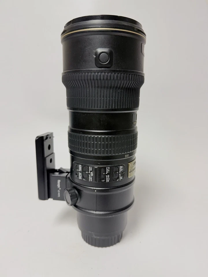 Very Good-Nikon Nikkor AF-S 70-200mm f2.8 G ED  VR IF Lens AFS W/Caps & Hood - Image 4 of 4