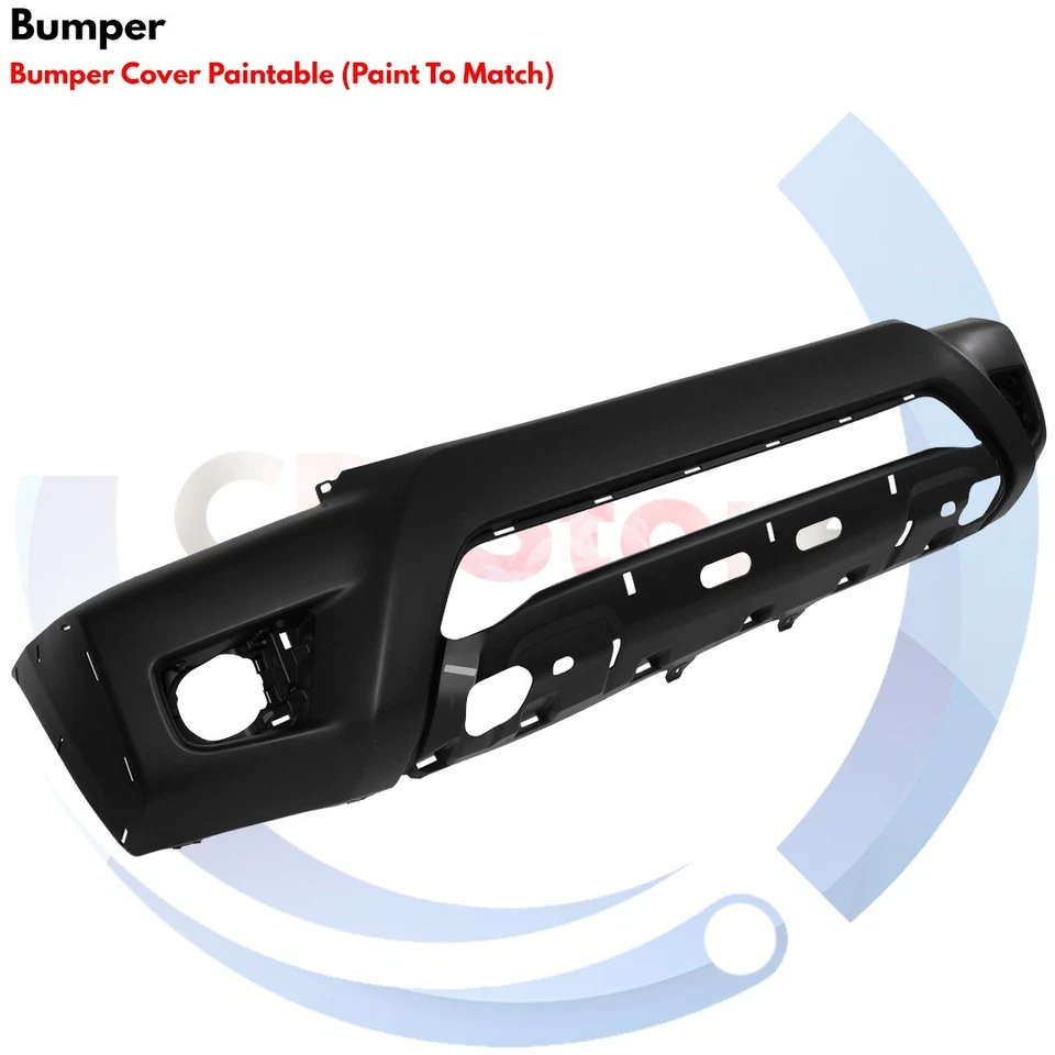 Front Bumper Cover Paintable & Headlights Kit For 2012-2015 Toyota Tacoma Foto 3 de 4