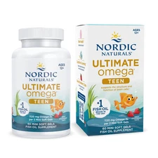 Nordic Naturals Ultimate Omega Teen - Omega 3 Formula for Teenagers, 60 Ct