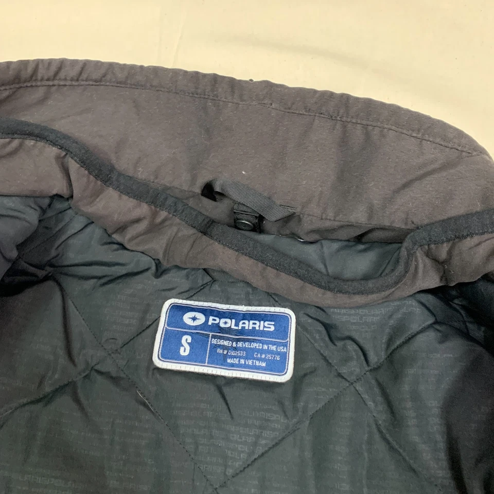 Chaqueta de acelerador Polaris Racing moto de nieve FXR para hombre pequeña estampado azul Foto 3 de 4