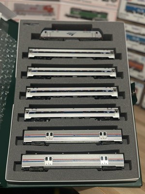 Kato 106-8001 Amtrak ACS-64 & Amfleet I N  Train Set (Set of 7) DCC NEW