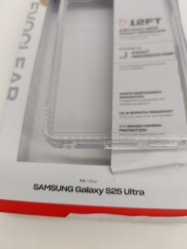 Tech21 EvoClear case for Samsung Galaxy S25 Ultra - Anti-yellowing and scratch - 第 4/4 張圖片