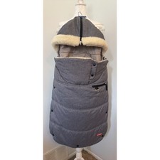 Skip Hop Stroll & Go 3-Season Baby Stroller Footmuff Heather Grey Bunting Bag