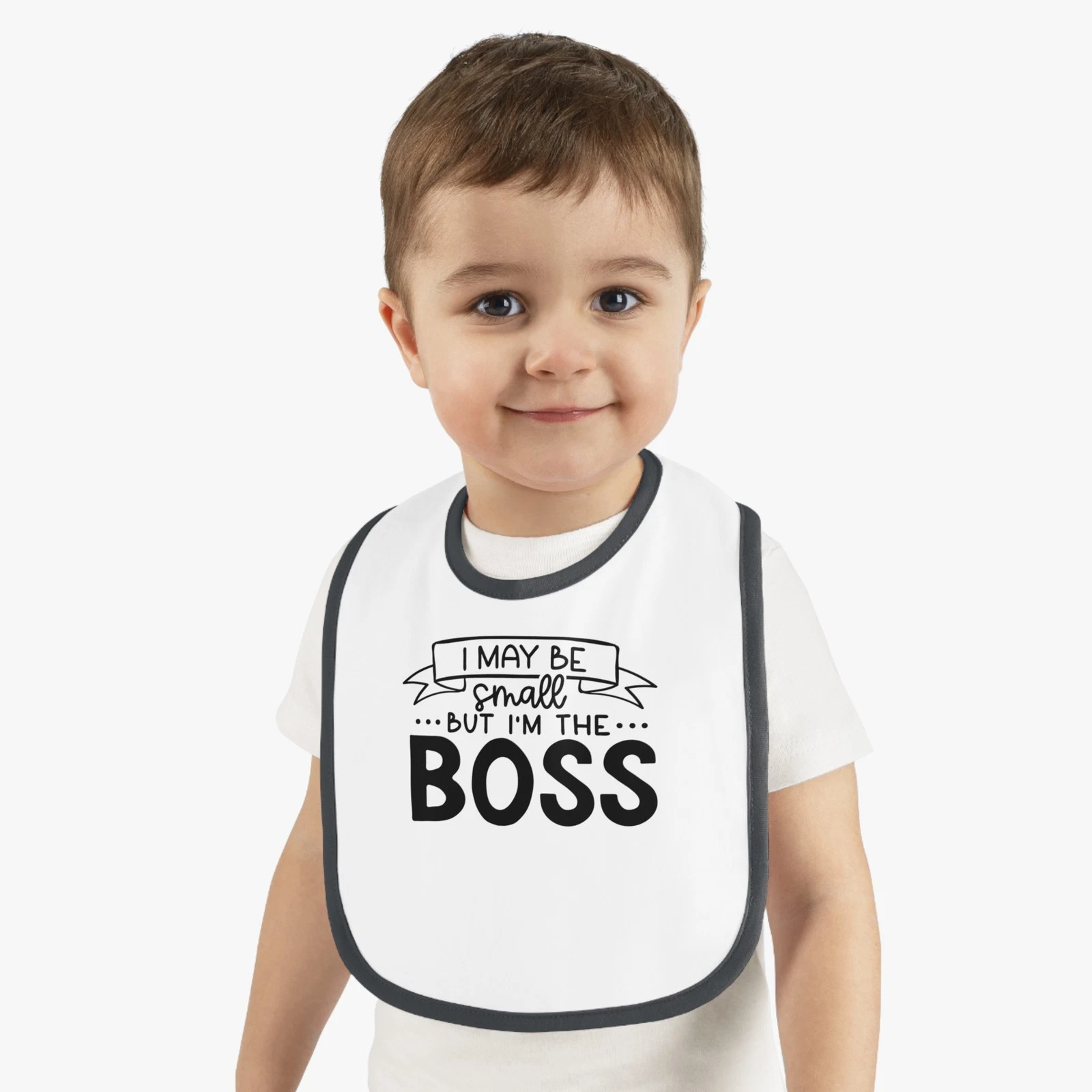 Funny Baby Bib, Small Boss Bib, Baby Shower Gift, Cute Toddler Bib, [...]