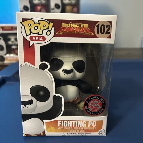 Funko Pop Dreamworks Movies Kung Fu Panda Fighting Po Asia Exclusive 